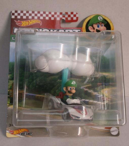 Hot Wheels Mario Kart Luigi P-Wing Cloud Glider