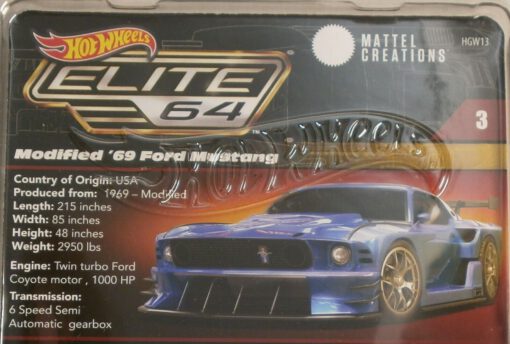 Hotwheels Ford Mustang 69 Modified RLC – Bild 3