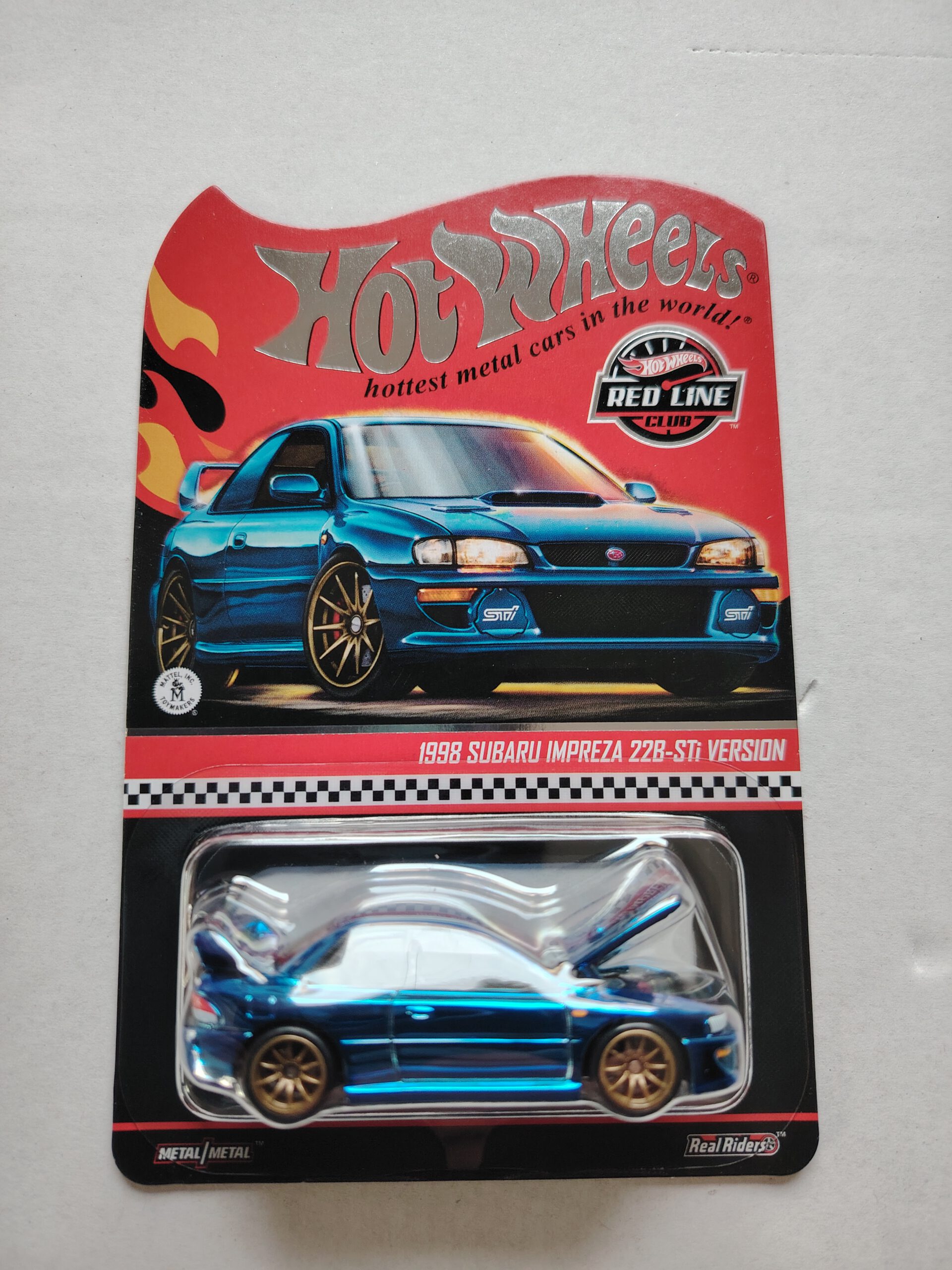 Hot Wheels RLC 1998 Subaru Impreza 22B-STi Version – Bild 3