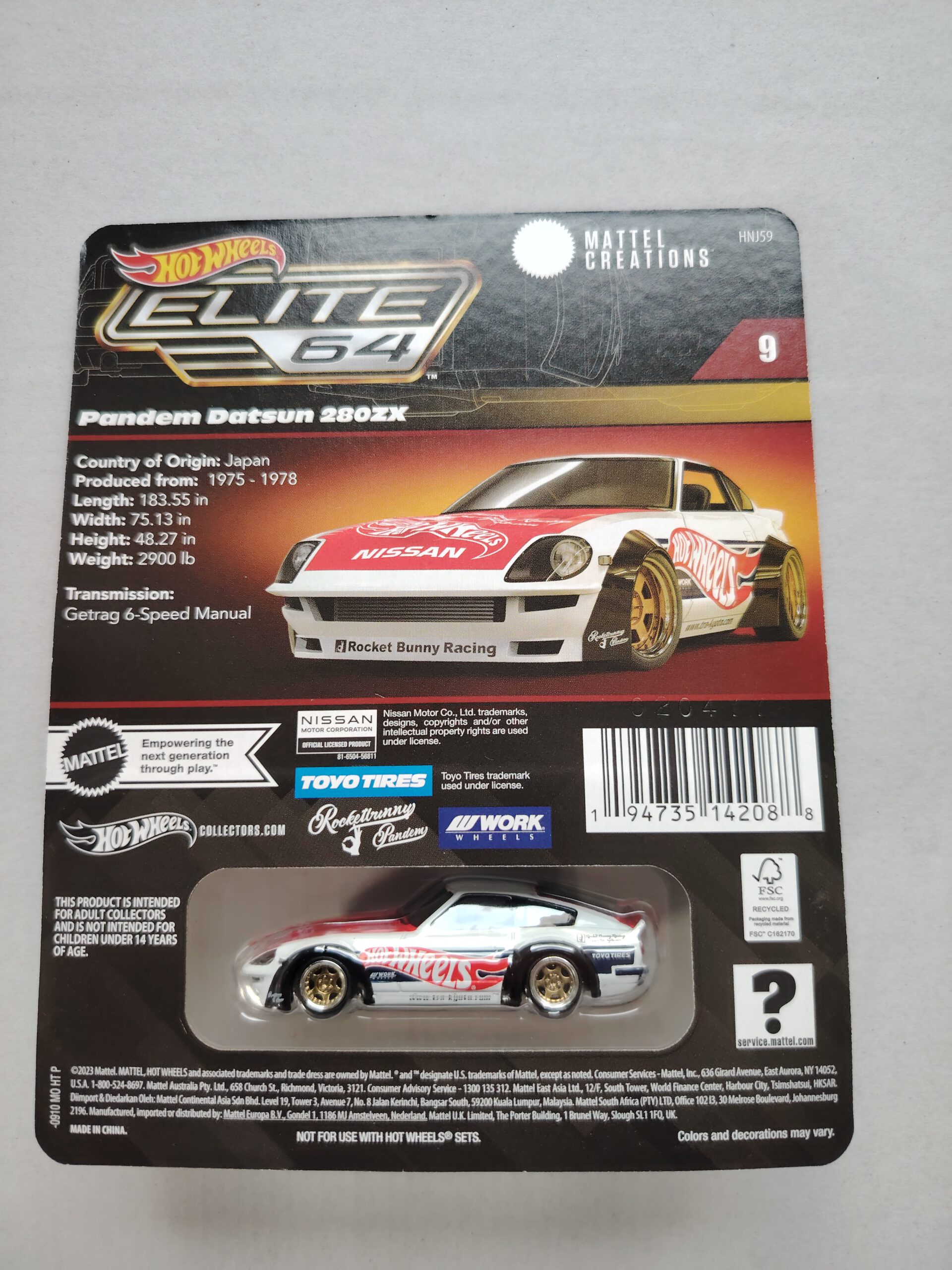 Hot Wheels Elite 64 Padem Datsun 280ZX – Bild 4