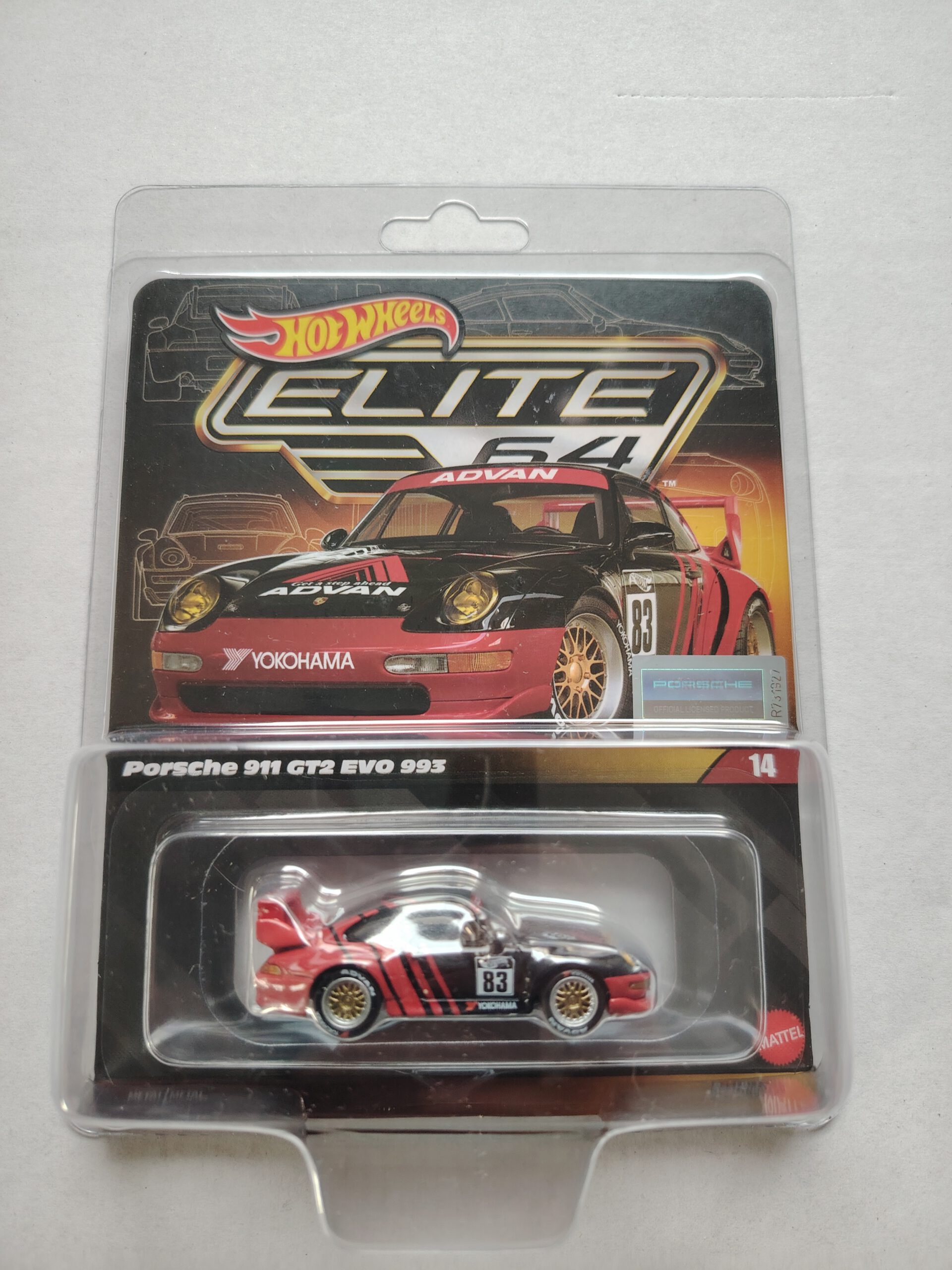Hot Wheels Elite 64 Porsche 911 GT2 EVO 993